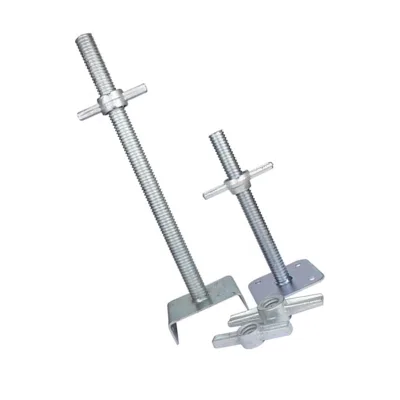 Base Jack and U Jack Ringlock Scaffolding Jack Base for Rueda De Andamio U Head Screw Galvanized