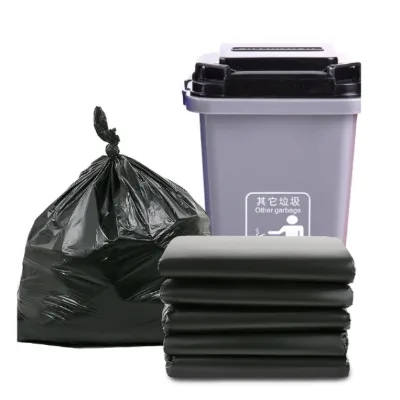 WANDA Factory Biodegradable Household Kitchen Heavy Duty Big Bin Can Liner Drawstring Trash Garbage Bag 50*55cm OEM Custom