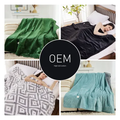 Wholesale Crib,single,Twin,Full,Queen,King Sizes Safety Certified Versatile Electric Heated Blanket for Winter for Bed