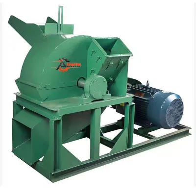 Electric Wood Screen Sawdust Crusher Machine with Mini Gasoline Engine Iron Mini Bearin Wood Chipper on Sale