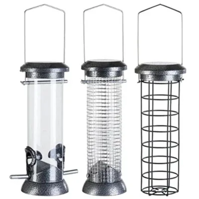 High Quality Metal Eco-Friendly Heavy Duty Triple Bird Feeder Kit Hanging Outdoor Decorative Garden Attract Birds
