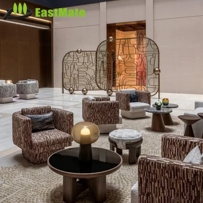 Modern Hotel Furniture Custom Modular Sofa for Lobby Public Area Durable Project Package One-Stop Service Manufacturer