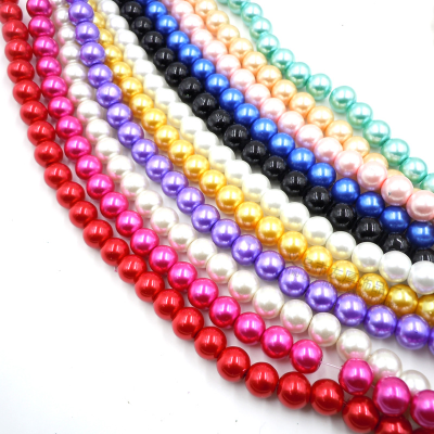 Wholesale High Quality Glass Pearls for Necklace Accessories