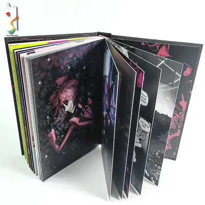 Custom Hardcover Personal Work Manual with Art Paper Cardboard Material Print Publishing Factory Price Comic Book