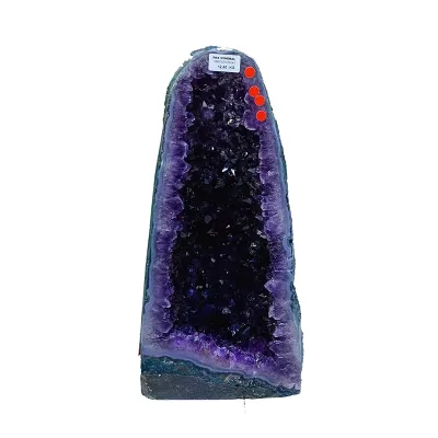 Wholesale Natural Dark Purple Amethyst Geode  Crystal Amethyst Geode Cave Shining Amethyst Geode