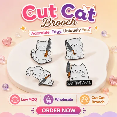 Funny Cat Badge Reel Say That Again Brooch Cute Cat Lovers Gifts for Coworkers Nurse Nursing Student Doctor
