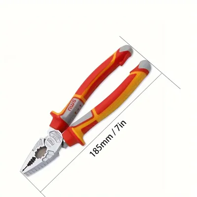 8 Inch CRV Nickel Plated Wire Cable Cutter Diagonal Cutting Pliers Side Cutter