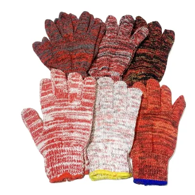 7G 800g Colorful Cotton Working Safety Glove Universal Purpose Labor Protective Glove Construction Gardening with Various Color
