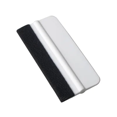 Cross-border Export Car-Wrap Tool Small Square Squeegee Double-Sided Fleece Applying Color-Change Film Removing Bubbles Made