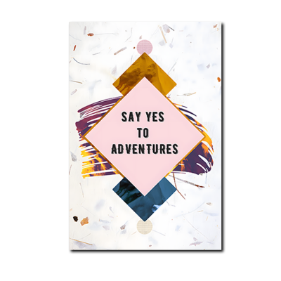 Simple Art Painting Diamond Pattern Home Painting Printed Canvas Painting