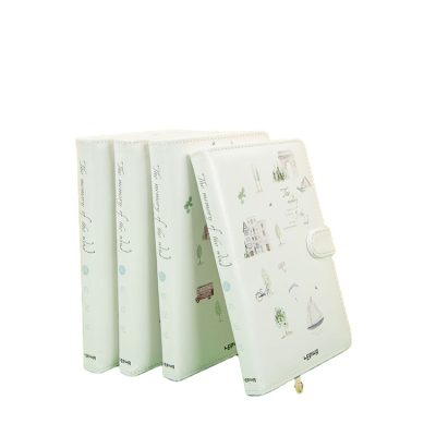 Portable Notepad Fresh Full Color Manual Ledger Illustration Inside Diary Notebook Stationery Hand Ledger