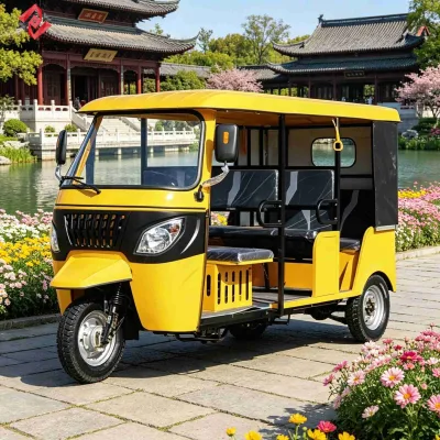 Cheap Tricycle Motorized 1100W Right Three-Wheeled Motorcycle Open Body 9 Seater Adult Passenger Transport 50-70km/h 200CC Water