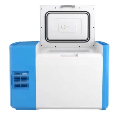 Mini Freezer -60 Degree 12/24V DC 25L Portable Car DC Refrigerator Medical Transfer Freezer