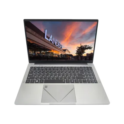 15.6in Dual Core Business Laptop with Intel N95 4 Cores 4 Threads 180 Degree Open Design RJ45 Support for Business Education