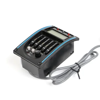 Guitar Pickup EQ-LC- 5 Band LED Guitar Tuner Music Instruments