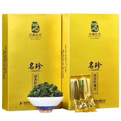 2025 New Year Traditional Orchid Tieguanyin Organic Slimming Tea Self-Fragrant Authentic 500g Bulk Small Box Bottle Sachet