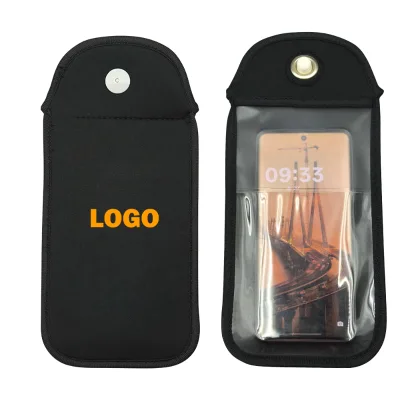 Lockable Fashion Mobile Phone Bag with Pu Material. for Weddings Churches Meetings & Preventing Photos.
