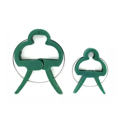 Hot Sale Modern Durable PP+Galvanizing Plastic Green Plant Clips Climbing Plants Fixed Support Leaf Clip Garden Gardening