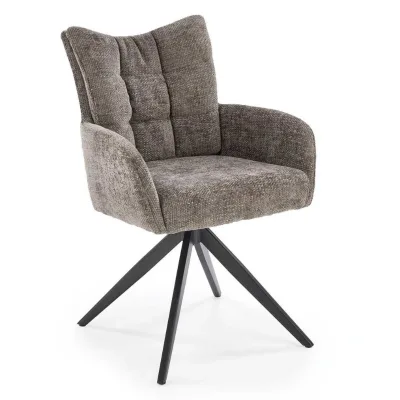 Modern Swivel Dining Chair for Home Office & Living Room 360 Degree Rotation Upholstered for Dining Room Furniture