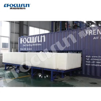 10 t Fully Auto Block Ice Machine Food Fresh Fishery Medical  Garden Stuff Fresh