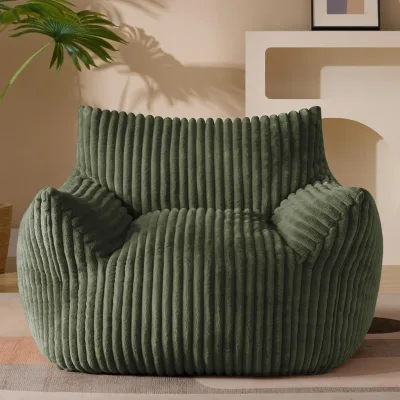 Modern Style Bean Bag Lounge Chair for Apartment Living Room and Entertainment Space