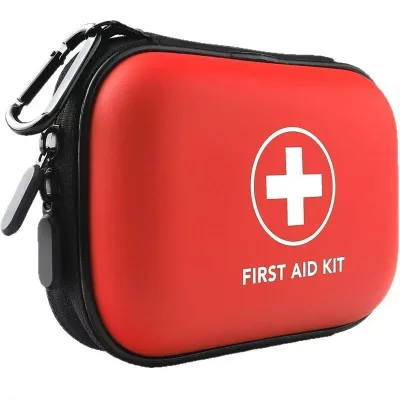 OEM Custom Portable Small First Aid Kit Bag Compact with Compartments EVA Case for Car, Home, Outdoors, Sports Camping