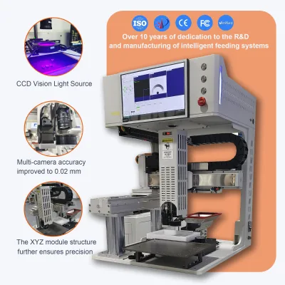 PLC Controlled Motor Xyz Module Positioning Machine Gantry Robot Flexible Feeding Small Materials Sorting Electronic Hardware