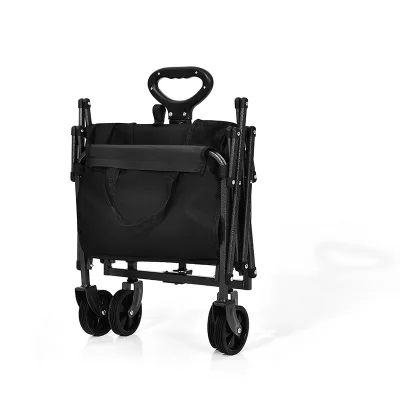 Cheap Price Folding Wagon Cart All Terrain Camping Picnic 4 Wheels Garden Stroller Utility Wagon