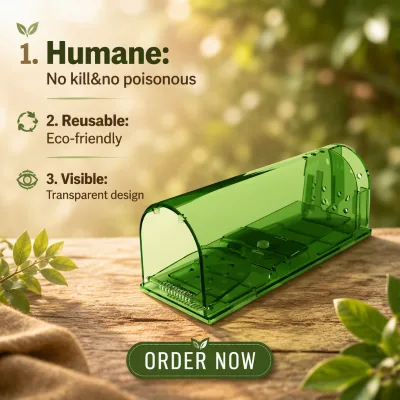 Visible Eco-friendly Humane No Kill No Poisonus Pest Control Rat Mouse Trap