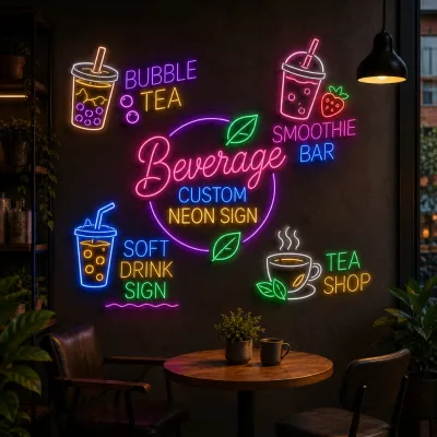 Commercial Lighting Solution Using Custom LED Logo Sign Acrylic Business Sign for Whiskey Lounge Promotion