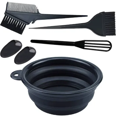Wholesale Hair Coloring Kit Hair Tint Dye Bowl with Brush Sets Professional Hair Salon Tool