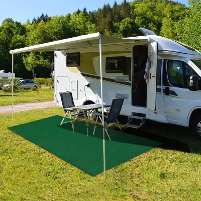 Electric European Folding RV Awning  for Motorhomes Campers Outdoor Use