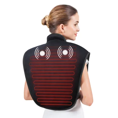 Comfier Heating Pad for Neck and Shoulders- Heat Wrap With Adjustable Heated Levels & Vibration Massage for Neck and Shoulder
