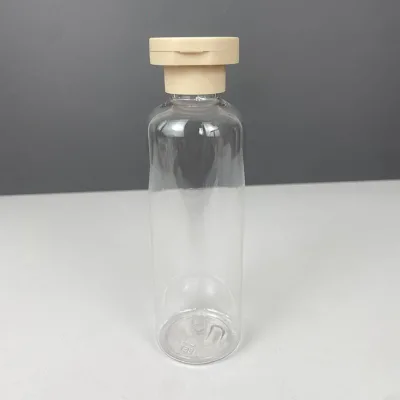 100ml 150ml 200ml 250ml 300ml 500ml Clear Hair Care Cosmetic Refillable Stock PET Plastic Round Shoulder Flip Cap Shampoo Bottle