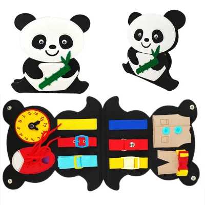 Light Weight Portable Kids Felt Board Felt Story Board Sensorial Story Board Set for Life Skills