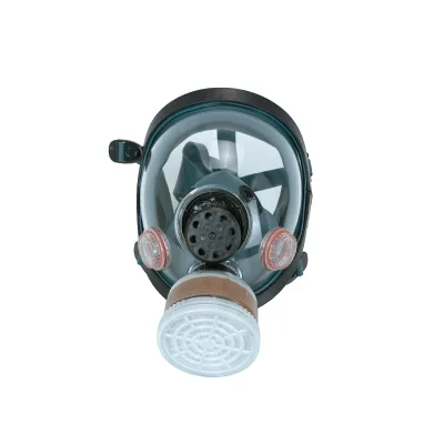 Chemical Face Mask Plastic Full Face Respirator CE EN136 Certified Acid Gas Filter Reusable Anti-Dust
