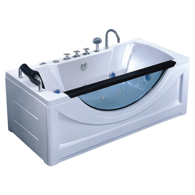 Bathroom Air Bubble Bathtub with Led Light Hydromassage Bath (500)