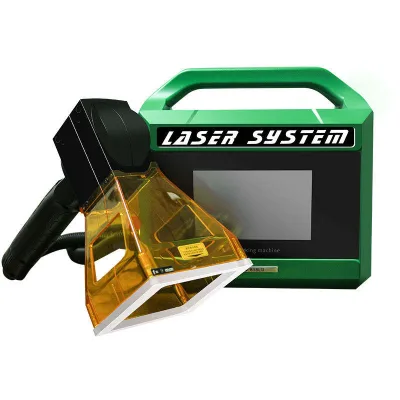Mini Handheld Fiber Laser Engraver Machine for Marking Metal Wood Plastic Functional Inkjet Printer