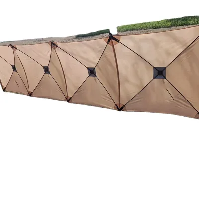 High-end Stove Wind Screen Large Size 190T PU1000mm Windproof Pop up for Picnic Barbecue