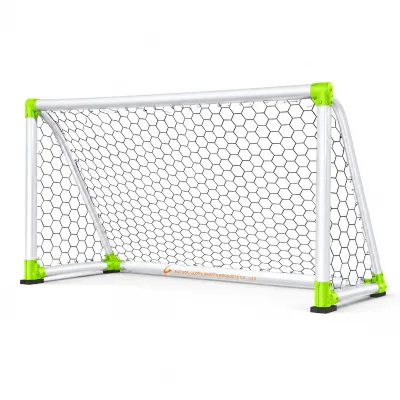 Portable Aluminum Soccer Goal Tool Free Quick Assembly Football Training Net for Kids Youth Backyard Outdoor Practice