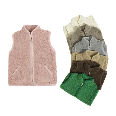 Sleeveless Baggy Hoodies Toddler Jumper Kids Top Clothes French Cotton Baby Sweater Hoodie