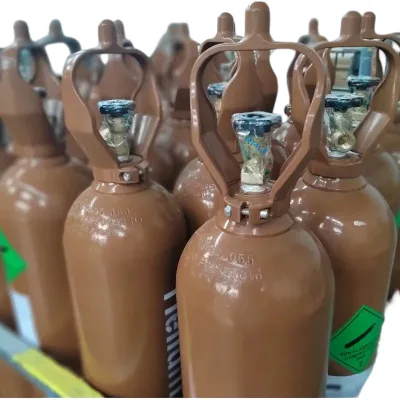 Gas Cylinder 150Bar Héli O Gas Seamless Steel High-Pressure for Semiconductor and Electronics Gas Cylinder