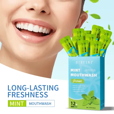 Oral Refreshing Alcohol Free Mouthwash Flavors Teeth Whitening Probiotic Mouthwash