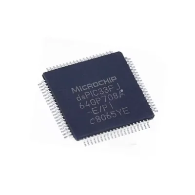 Dianxian Original High-Performance DSPIC33FJ64GP206-I/PT 16-Bit 64KB Flash 16KB TQFP-64 for Industrial Inverter