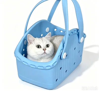 Factory Wholesale Waterproof EVA Bag Stylish Rubber Style Pet Tote for Outdoor Shopping Travel Small Dogs Cats Carrier