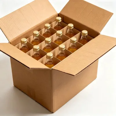 Empty Custom Packing Box for 12 Bottle