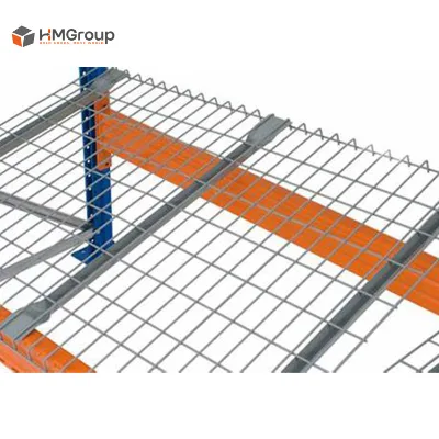 Customizable Warehouse Storage Mild Steel Q235 Zinc Finish Pallet Rack Wire Decking