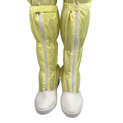 Industrial Waterproof Anti Static Leather Footwear Antistatic Boot Cleanroom Best ESD Work Shoes
