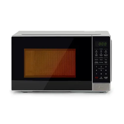 25L Countertop Microwave Oven Removable Turntable Electric Home Appliance Eco Mode Auto Cook 900W Microwave Oven with Grill