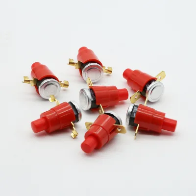 KSD Thermal Temperature Switch Replace Cable Reel Drum Auto Reset Thermal Protector 56deg C 250V 16A for Household Electric